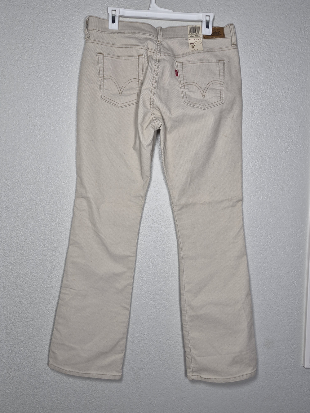 Vtg Levis 515 NWT Corduroy Bootcut 12 Medium Misses Beige Tan Deadstock USA 90s - Picture 2 of 10